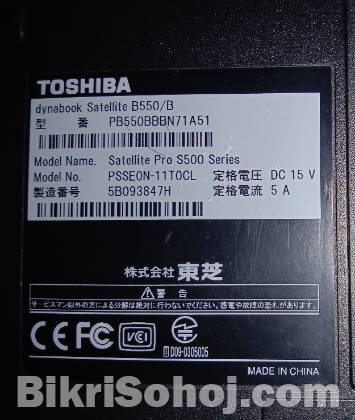 Toshiba Laptop Core i5